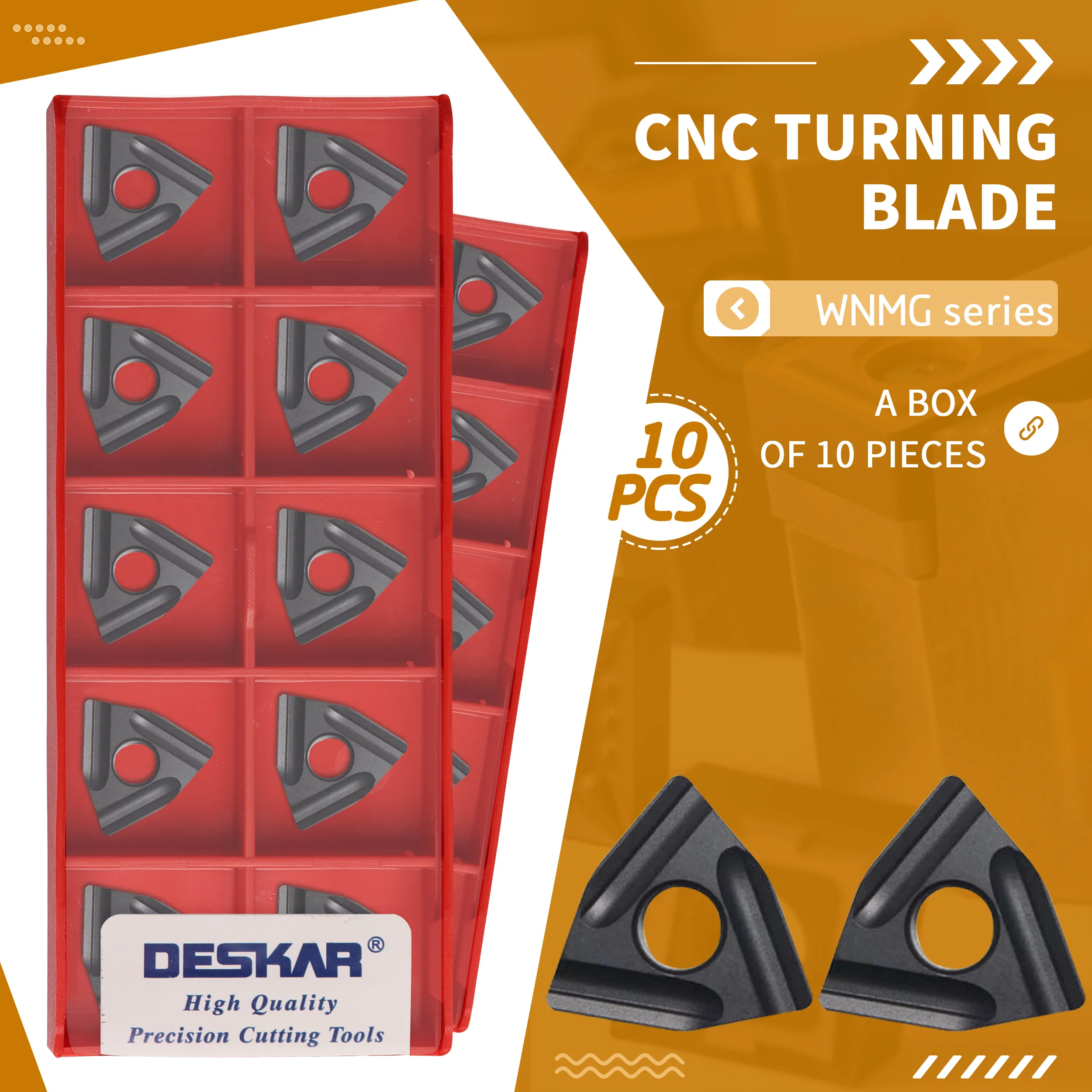 

WNMG080404L-S LF9118 WNMG080408L-S LF9118 High quality Turning inserts CNC lathe tools Carbide inserts Special for steel parts