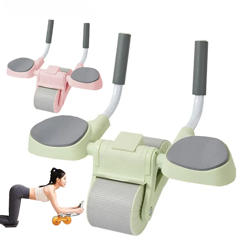 

Abdominal Wheel Automatic Rebound New Sports Abdominal Muscle Artifact Men and Women Home Elbow Support Roller Fitness Equipment