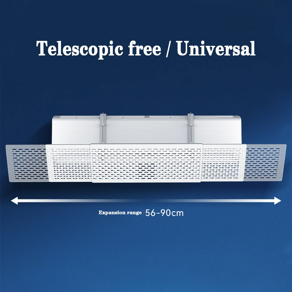 

Hanging Air Conditioner Baffle Retractable Adjustable Air Conditioner Deflector for Home Bedroom Easy Installation In Stock