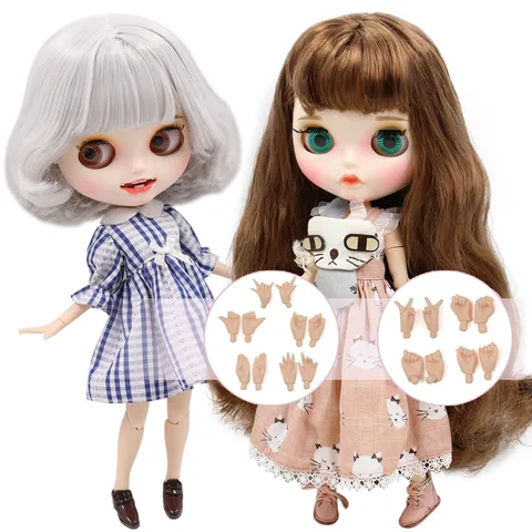 Кукла ICY DBS Blyth No 2 БЕЛАЯ и черная кожа Шарнирное тело 1/6 BJD Специальная цена Игрушка в подарок