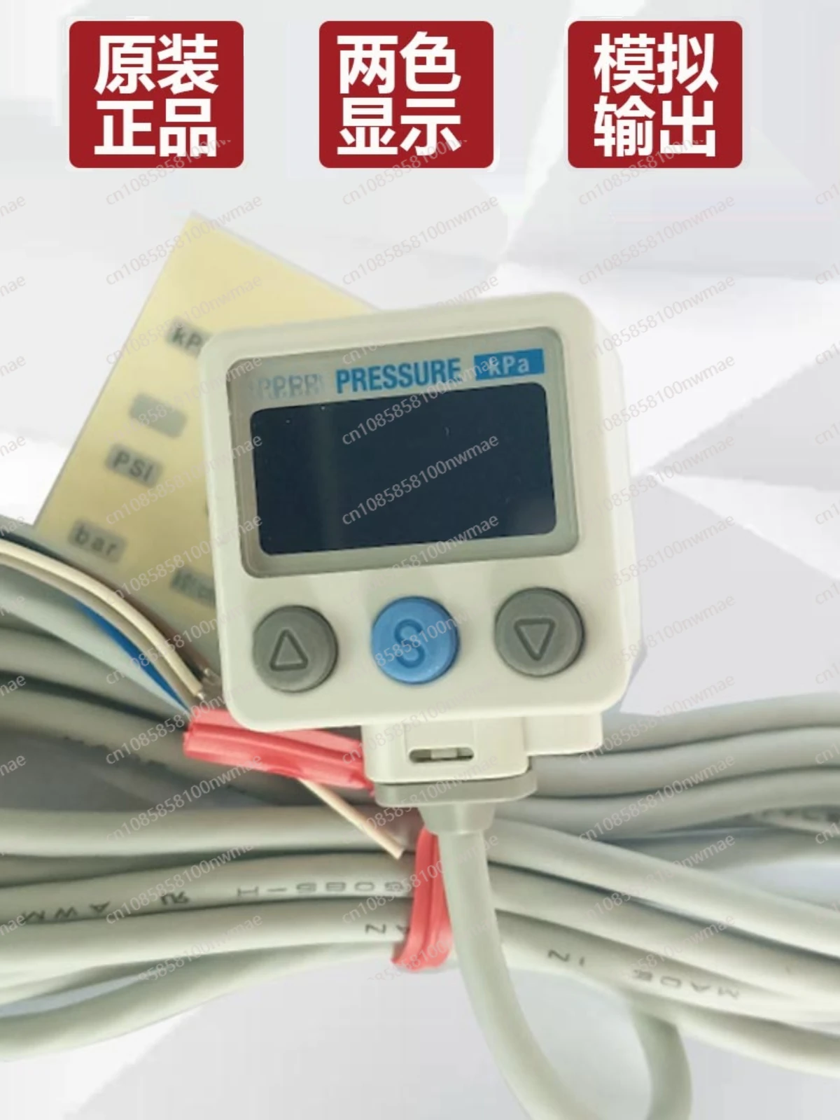 Пневматический цифровой прецизионный датчик давления ZSE40A/ISE40A/ZSE40AF-01-R-S-T