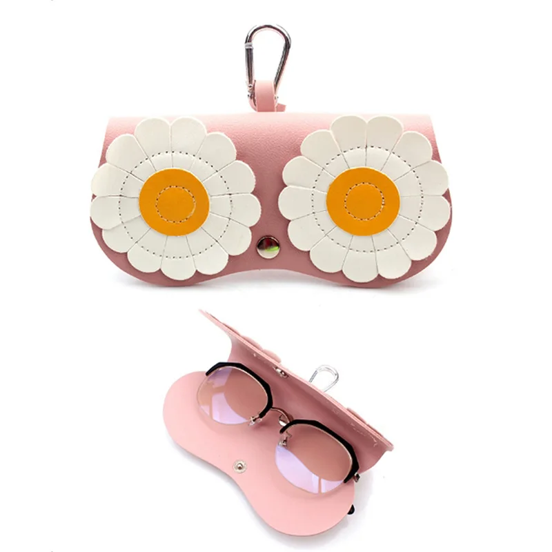 

Spectacle Bag Cute Glasses Case Ins Sunglasses Box Portable Portable Storage Sunflower Beautiful Sunglasses Protective Cover