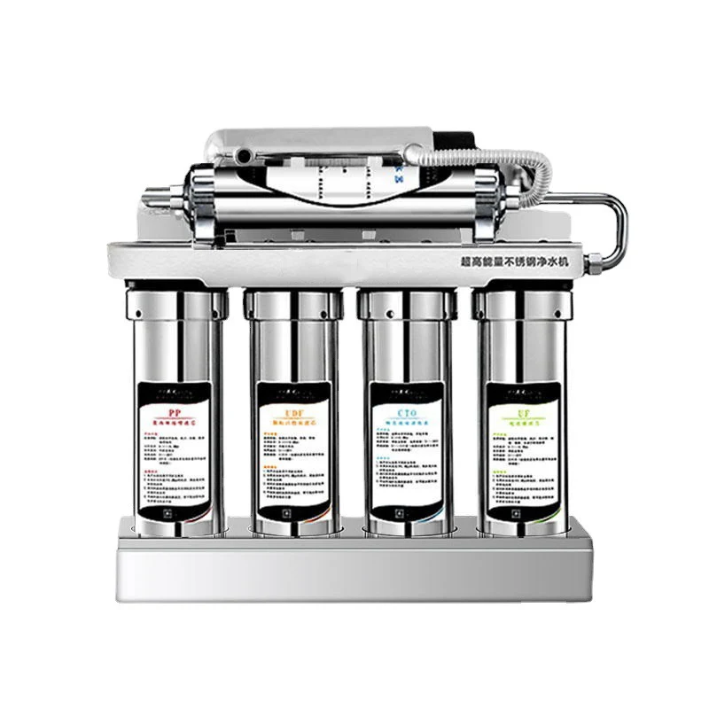 

7-stage Ultrafiltration Water Purifier Machine 304 Stainless Steel Magnetization Ultraviolet Sterilization Faucet Pre Filter