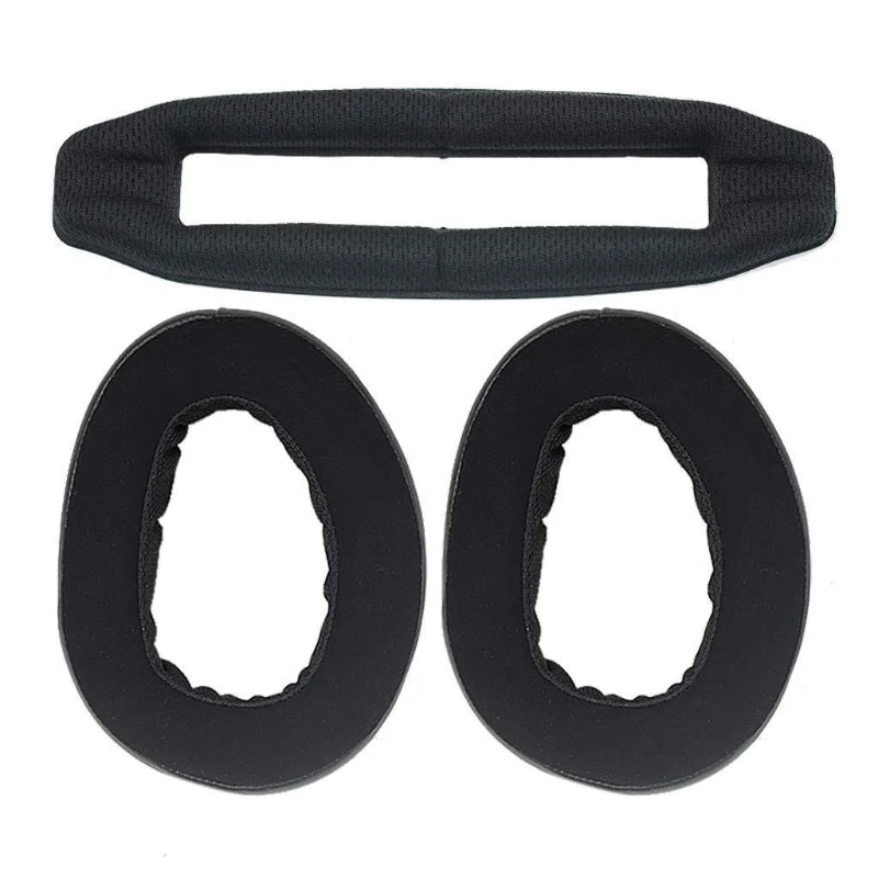 

Soft Foam Earpad Cushion Cover Breathable Memory Foam Headband for Sennheiser GSP 600, GSP 670 Ear Pad Headset Headphone