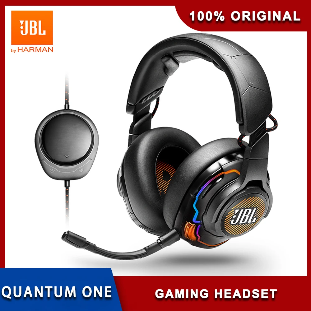 Профессиональная игровая гарнитура JBL Quantum ONE наушники с объемным звуком микрофон