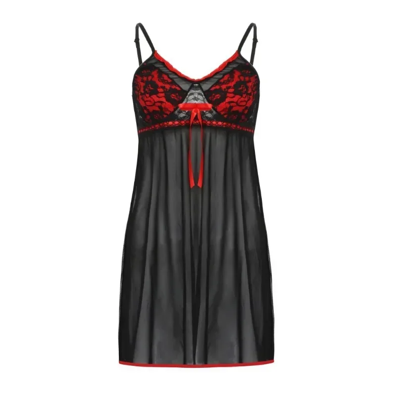 Женское пижамное платье сексуальное женское белье ночное платье-бретелька