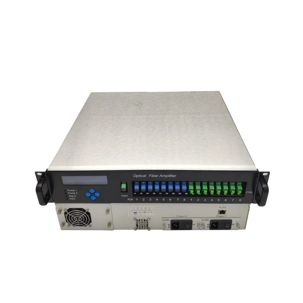 

Гарантийный срок 3 года! 8-портовый 22 дБм с WDM 1550 нм стандартная EDFA с WDM PON Edfa