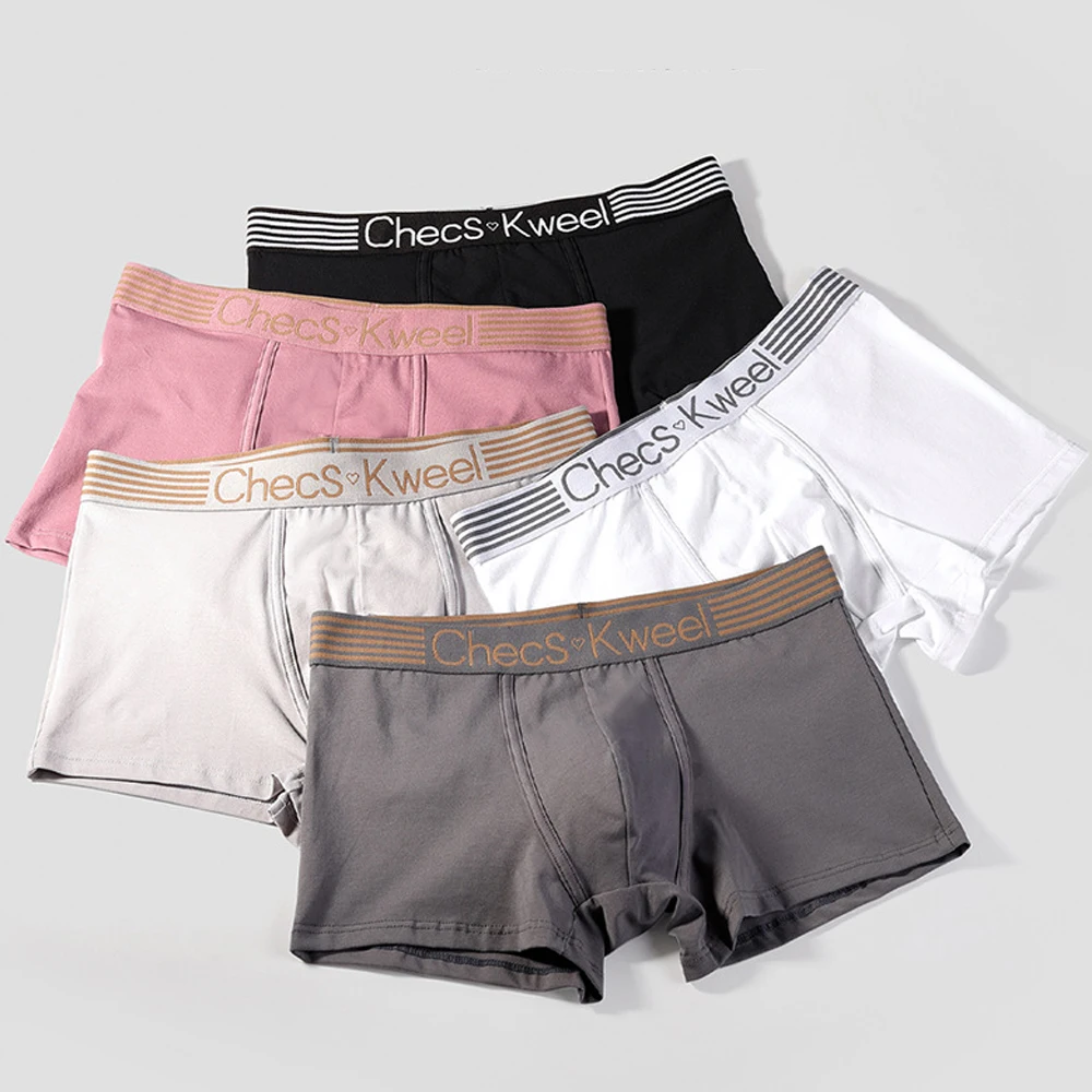 3Pcs Man Underwear Boxer Organic Cotton Underpants Breathable Men Comfortable Elastic Male Pantie Plus Size XXXL New