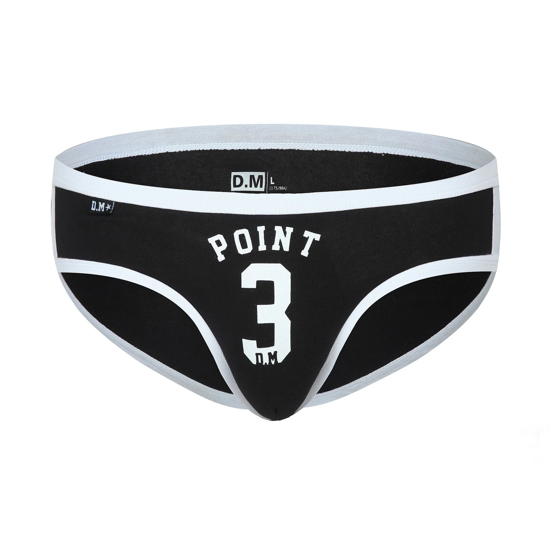 Men's Underwear Low Waist Letter Sports Cotton Briefs Youth Cute Gay Soft Erotic Panties