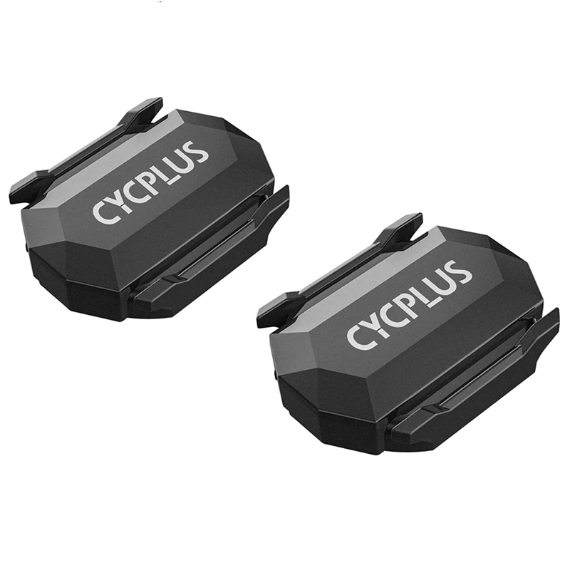 

CYCPLUS 2 Pcs C3 Bicycle Cadence Speed Sensor 2 In 1 Bluetooth 4.0 ANT+ Dual Mode Sensor For Cycling Computer,Sports Watch