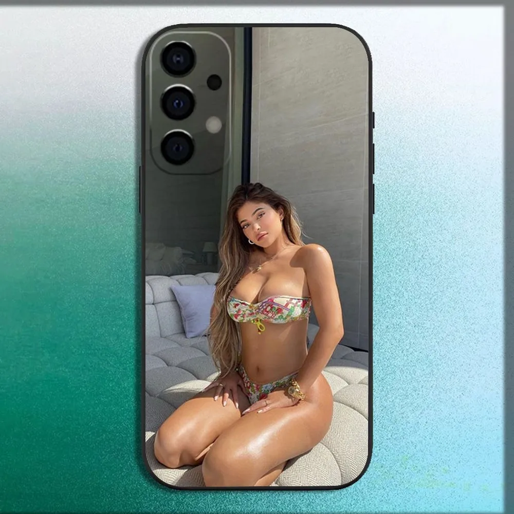 Socialite k-kylie jenner Phone Case For Samsung Galaxy A13 A21s A22 A31 A32 A52 A53 A71 A80 A91 Soft Black Cover