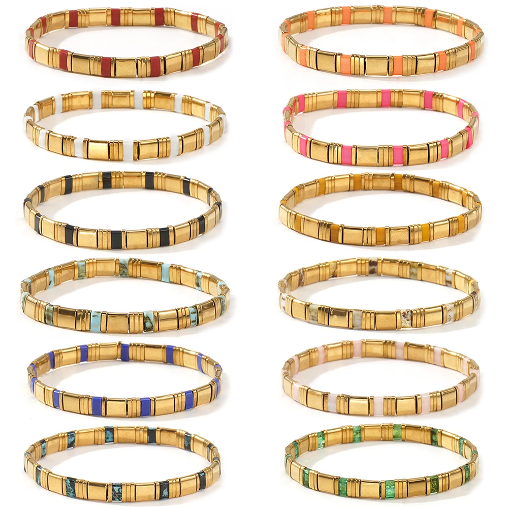 Go2boho Радужный браслет Миюки Тила