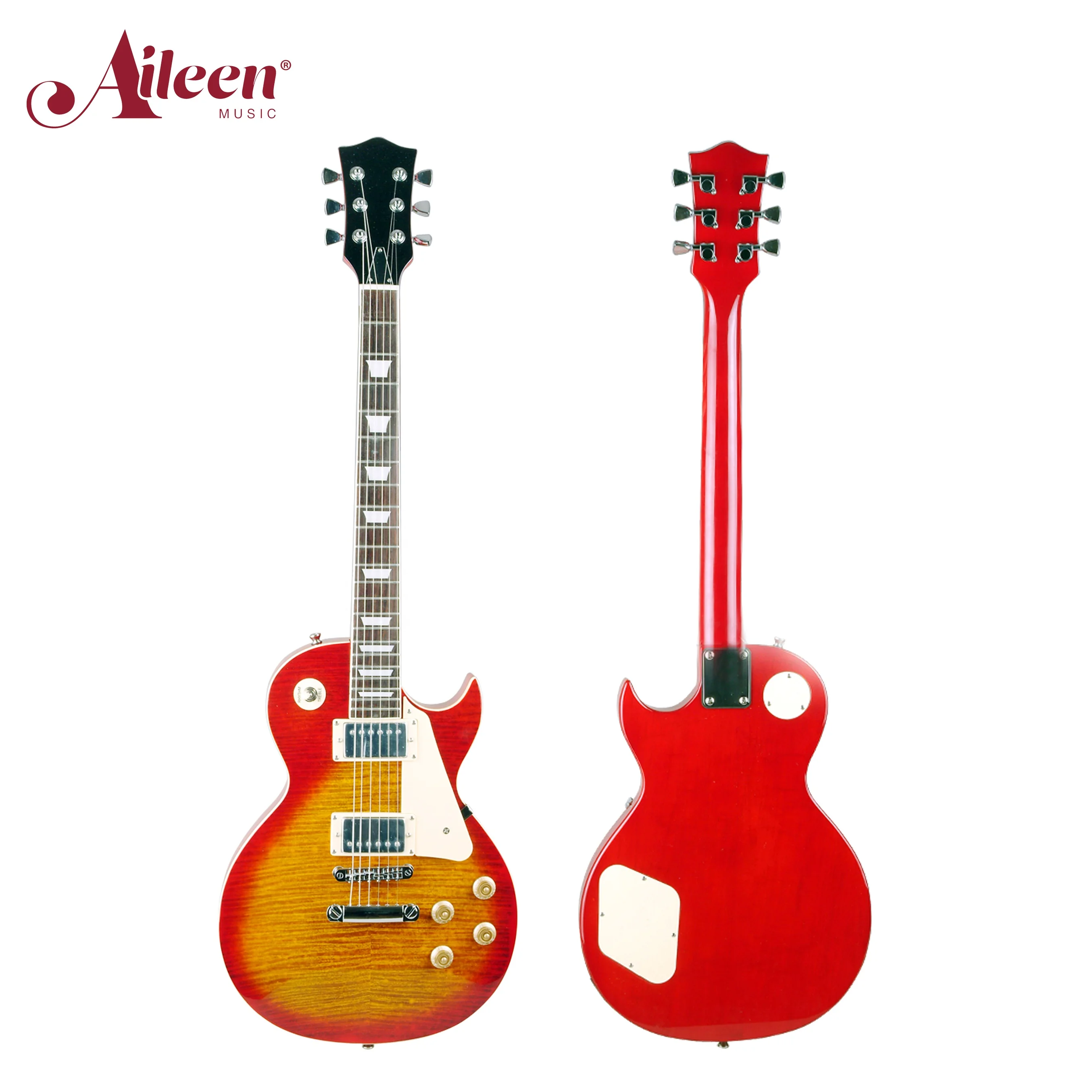 

Твердый корпус серии Rock с электрической гитарой из клена (EGR200OR)