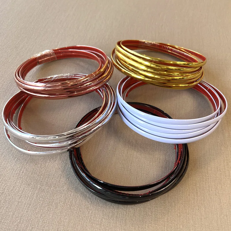 Домашний декор ПВХ самоклеящаяся имитация металлической отделки стен линия