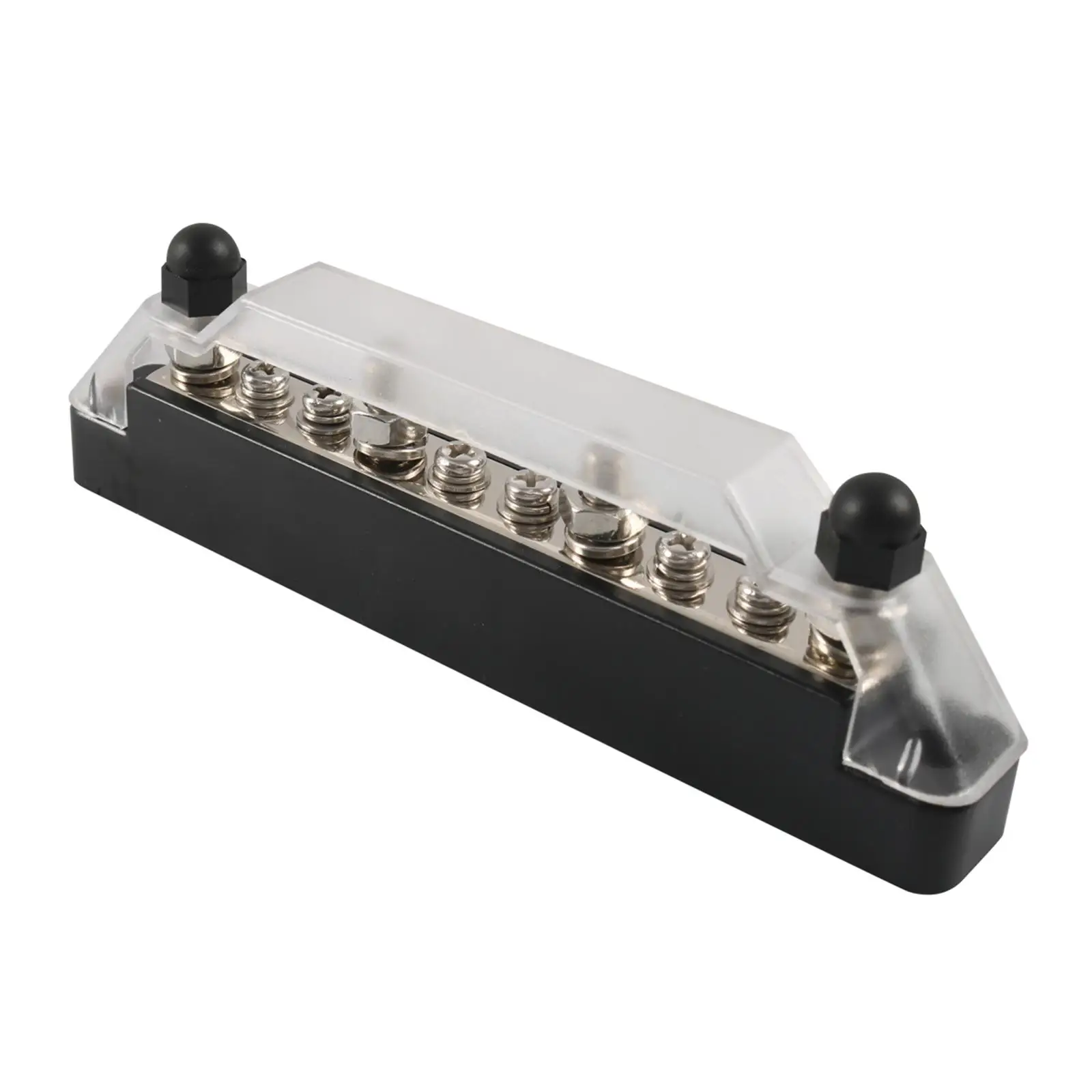 

Наземный блок распределения мощности шина 4x M6 клеммные шпильки 6x M4 клеммные винты с крышкой подходят для автомобиля лодки автомобиля RV