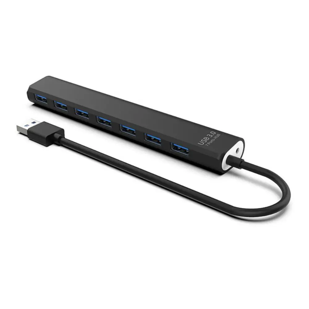 

7-port Smart Splitter Portable Usb 3.0 Hub 5gbps Usb Docking Station High Speed Usb Extender Hub Extension Phone Accessories
