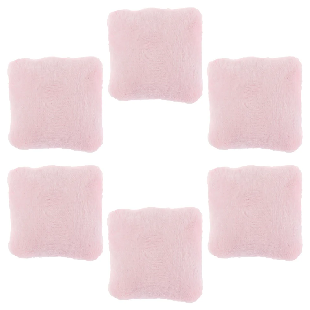 6 шт. аксессуары для кукольного домика декоративная модель подушки миниатюрный