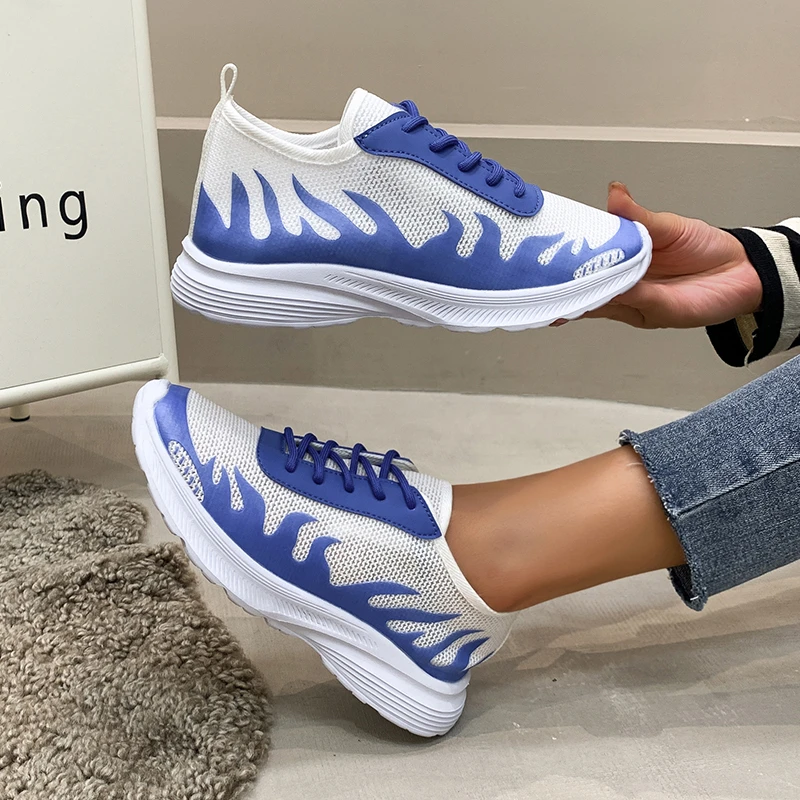 Кеды женские с принтом Вулканизированная подошва модная спортивная теннисная