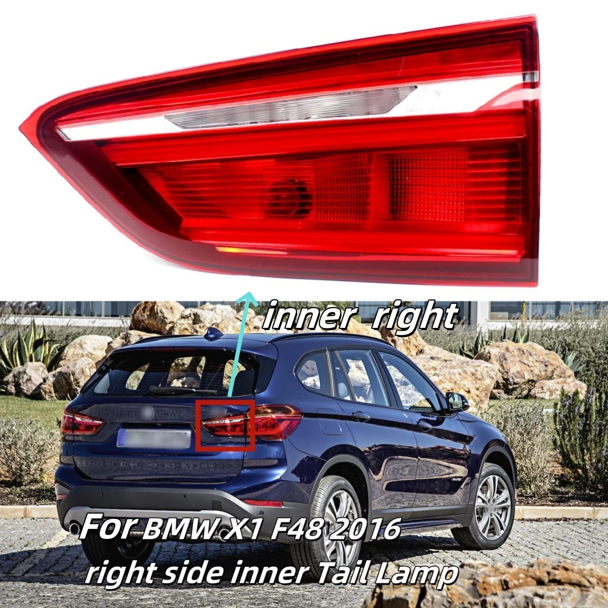 

Светодиодный задний фонарь для BMW X1 F48 2016 2017 2018 2019 Автомобильный задний фонарь 63217350697 63217350698 63217350711 63217350712