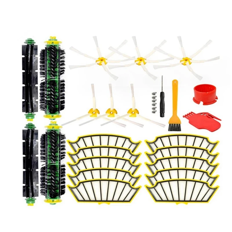 

Для Irobot Roomba 500 Series 510 520 521 530 535 540 550 560 570 580 основная боковая щетка Hepa фильтр для робота-пылесоса