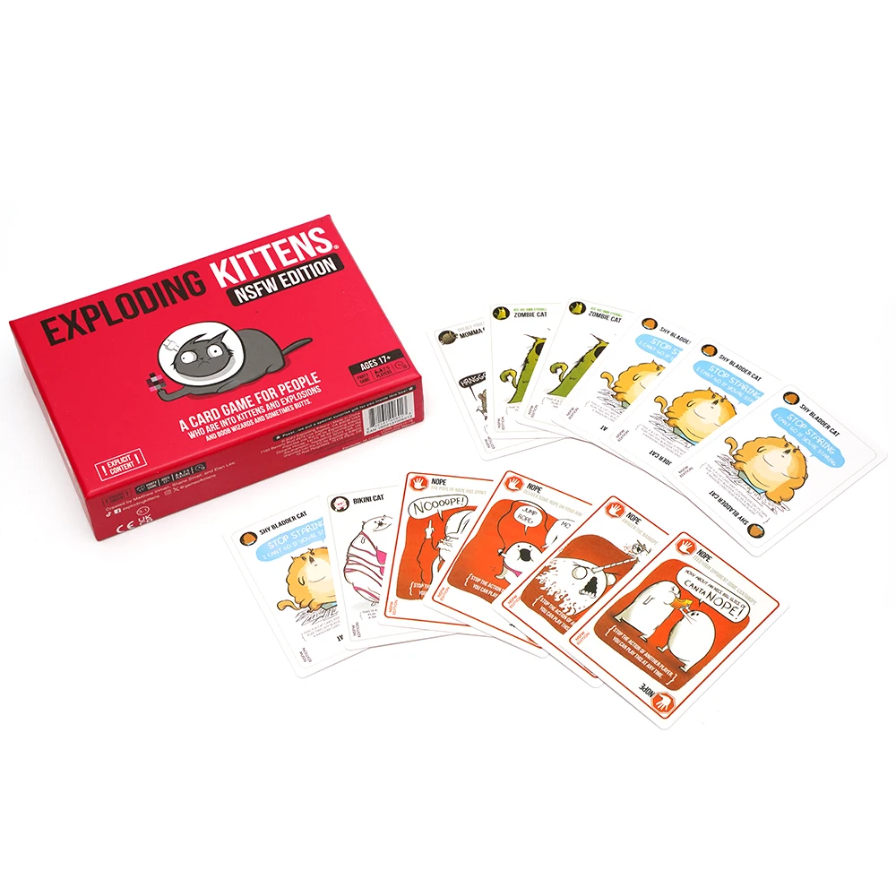 NSFW Edition Exploding Kittens Card Games