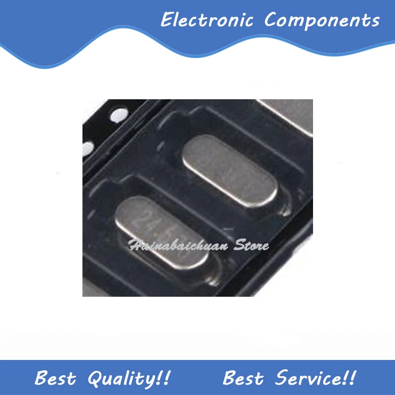 10 шт./партия, Пассивный кристаллический осциллятор 24,576 МГц 49SMD 20 пФ ± 20 стр./мин 24,576 м