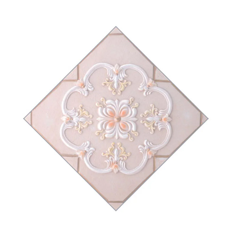 

10 Pcs/Set Tile Stickers Self Adhesive Tiles Art Diagonal 3D Floor Stickers For Living Room Kitchen Hot Sale Home Decor