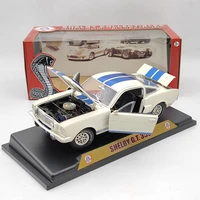 cobra 118 ford mustang shelby gt 350 1966 white dc35001 metal model car limited collectibles used