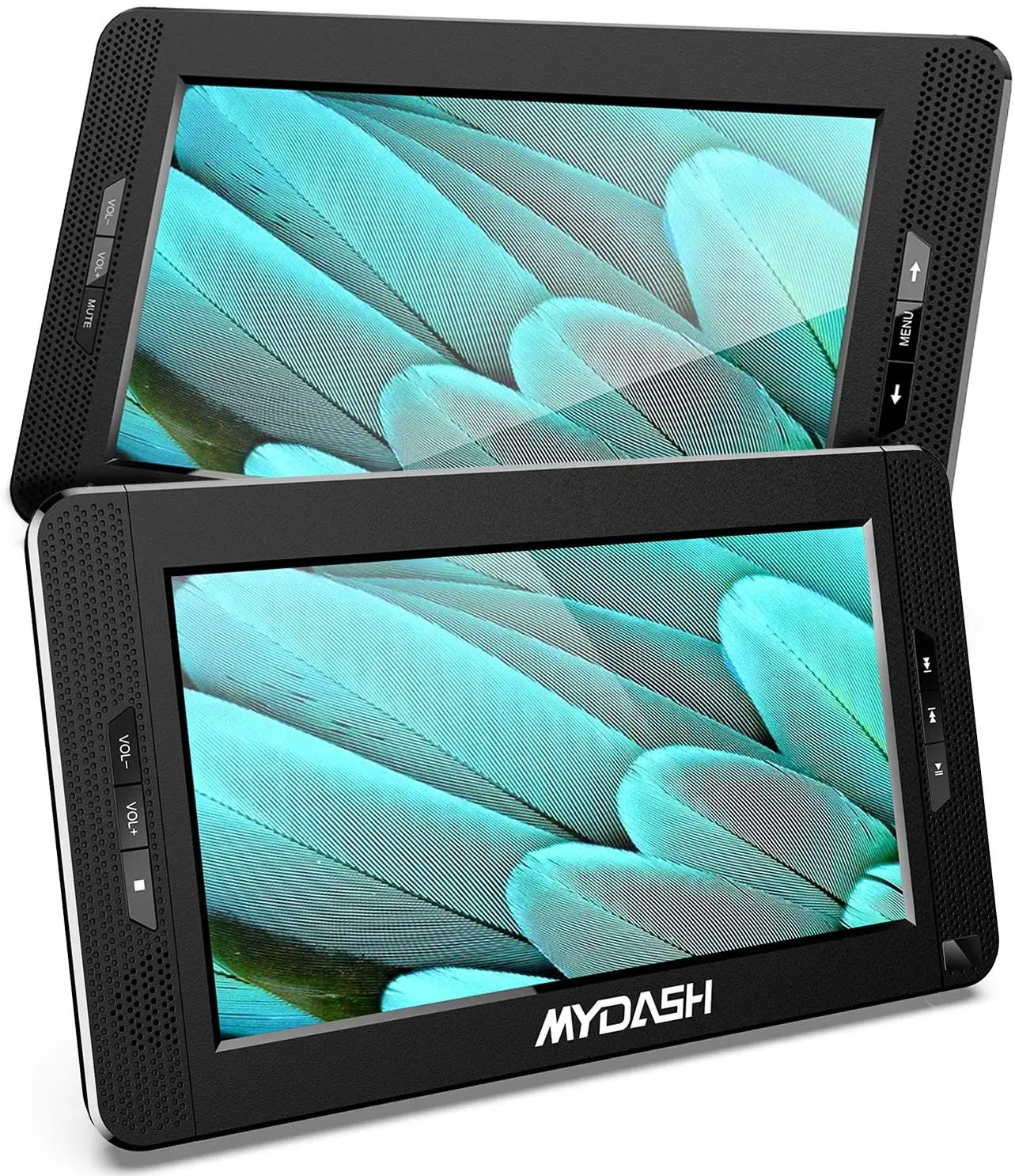 

10.5 inch Dual Screen Portable DVD Player for Car, Headrest Kids CD DVD Player with Built in 5 Hrs Rechargeable Battery