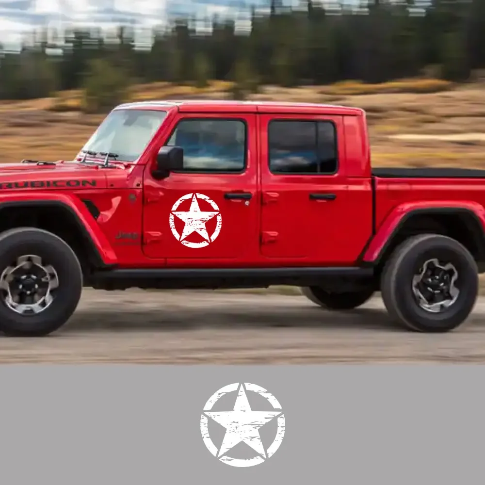 Винтажный набор автомобильных наклеек для Jeep Cherokee Patriot Compass Wrangler JK JL TJ YJ Renegade Trail Hawk