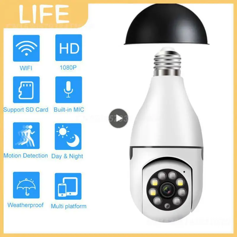 

Support Wifi Smart Bulb Easy To Installed Bulb Surveillance Camera Suitable For Various Occasions 2.4ghz Wifi Is Supported