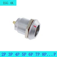 egg 4k 4 6 7 10 12 16 20 24 30 40 48 pins waterproof aviation fast connector push pull self locking female socket