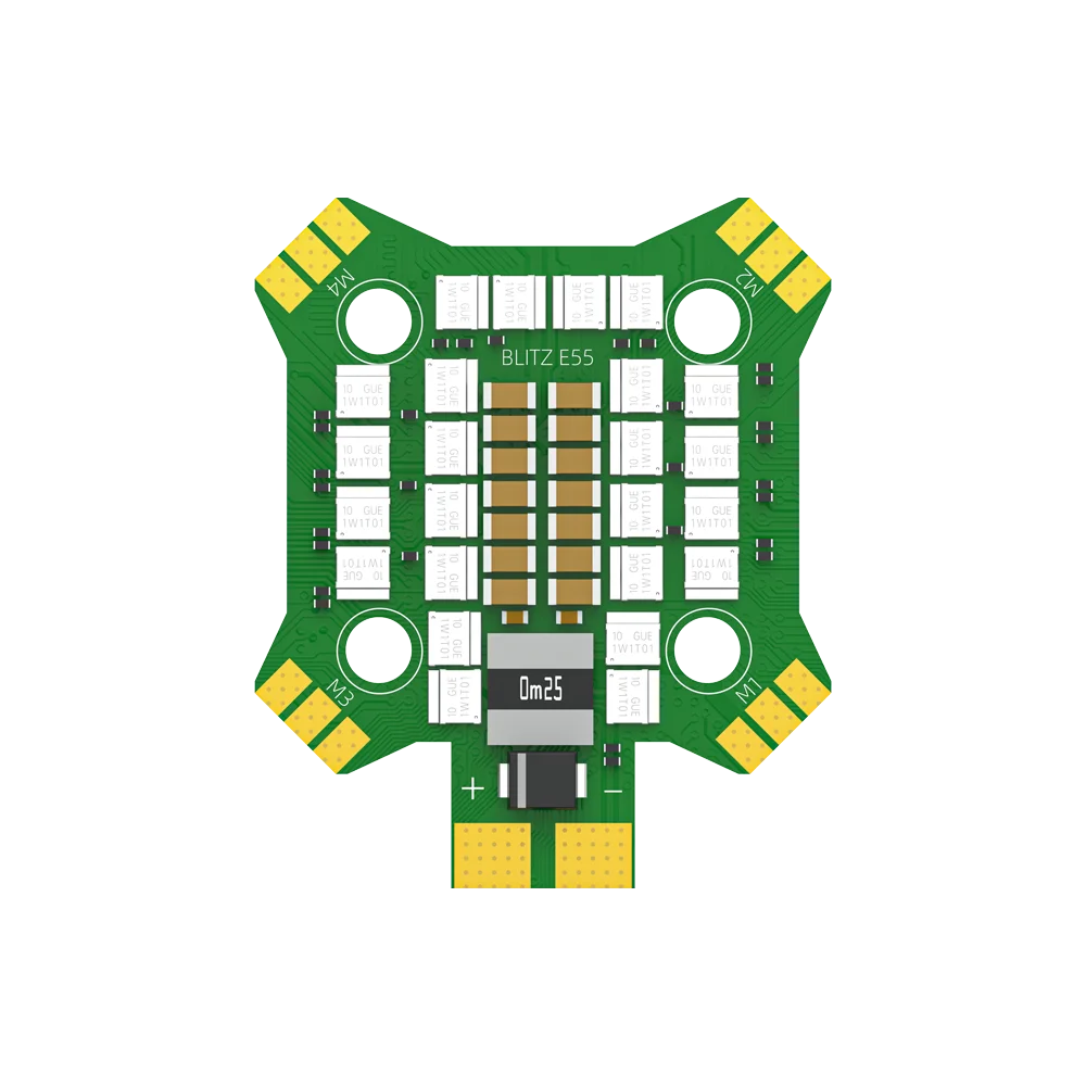 

IFlight BLITZ Mini E55 4-в-1 ESC 2-6S 55A с 20*20 мм/Φ 4 мм монтажные отверстия для FPV