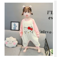 new arrival 2022 childrens clothing cute onesies baby pajamas modal girls kids sleeping onesies 2 style