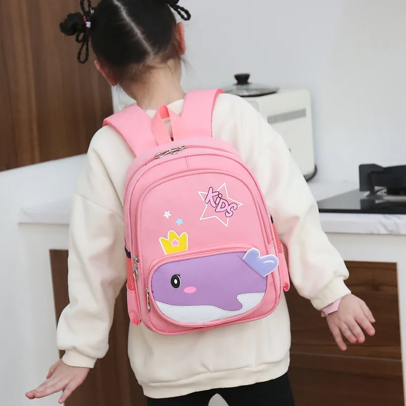 Children's Schoolbag Kindergarten Children Cartoon Backpack 3-6 Years Old Preschool Boys and Girls Load Reduction Backpack