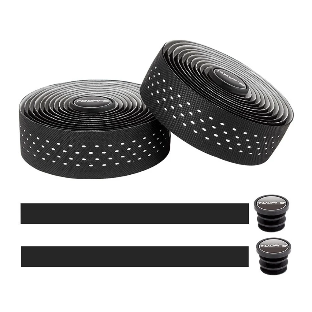 

2pcs Bike Handlebar Tapes Non-slip Wraps Belts Waterproof Shock Absorption Anti-vibration MTB Riding Damping Accessories