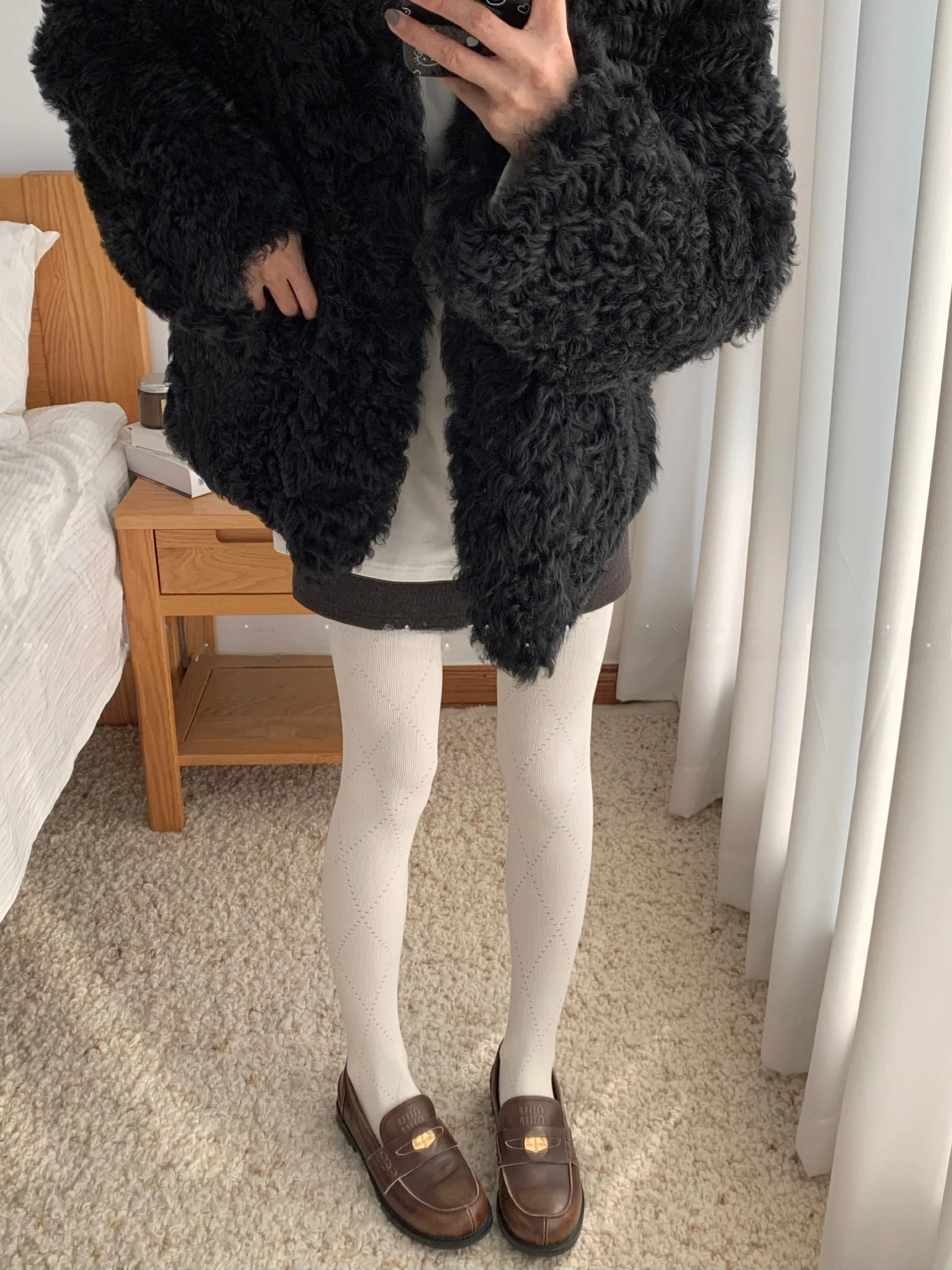 Gwwen осенние и зимние серые полые эластичные утягивающие брюки с бриллиантами