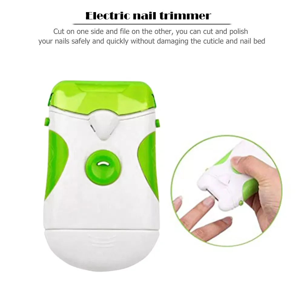

Nail Trimmer Nail File Electronic Nail Clipper Fingernail Cutter Manicure Pedicure Tool Automatic Toe Nail Clipper