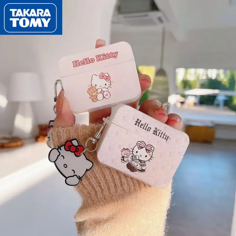 

TAKARA TOMY Hello Kitty AirPods 3 Case Apple AirPods 2 Cartoon Cover AirPods Pro Case IPhone Earphone Accessories Air Pod Case