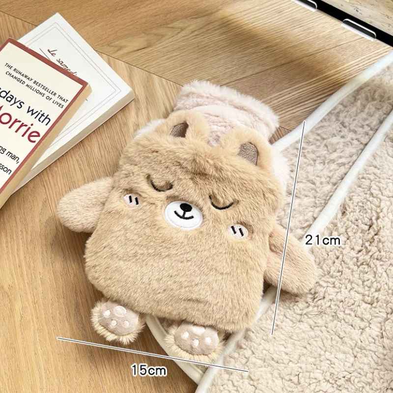 

Розовая плюшевая бутылка с горячей водой Kawaii
