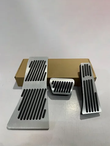 Автомобильные аксессуары для BMW X5 X6 E70 E71 E72 F15 F16 F85 F86, алюминиевая подставка для ног, педаль акселератора, тормозные педали, противоскользящие накладки