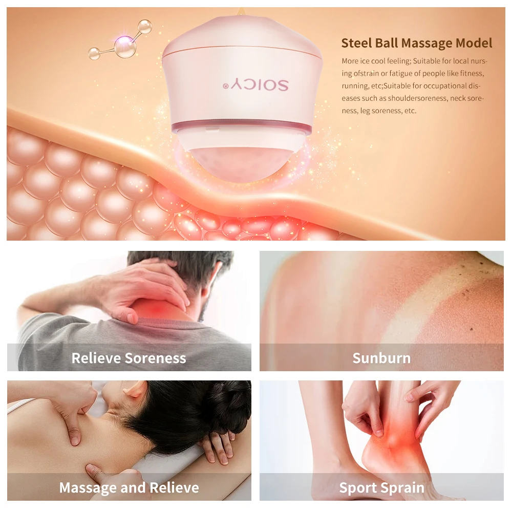 Массажер для области вокруг глаз с поворотом на 360 градусов