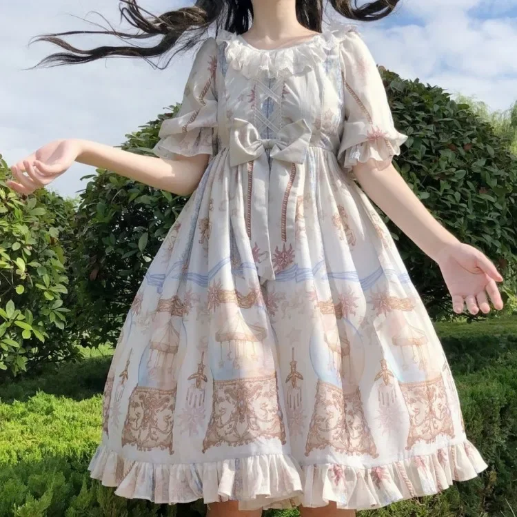 Женское платье Matakawa оверсайз полиэстер с принтом