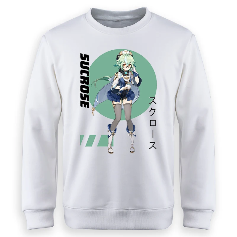 

Genshin Impact 2023 Mens Sweatshirts Hoodie Genshin XIAO Print Harajuku Streetwear Loose Long Sleeve Round Neck Sportswear