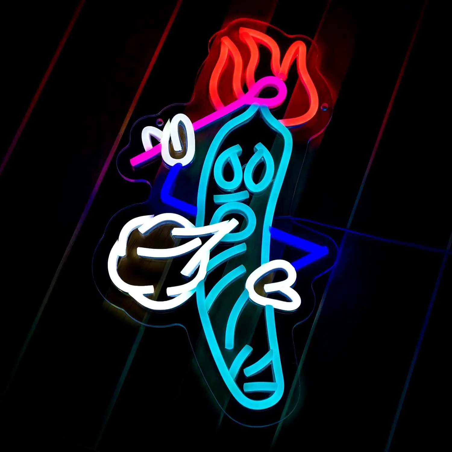 Неоновая Вывеска Сигар Забавный Неоновый Настенный Декор Для Мужской Пещеры