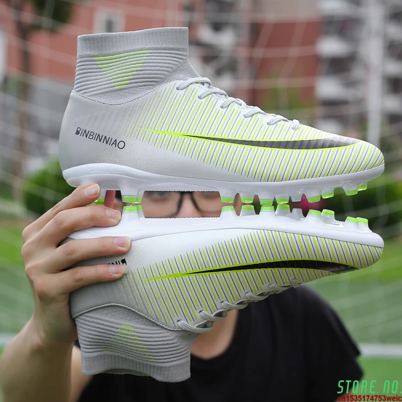 Indoor Soccer Shoes for Men Football Shoes Kids Training Sneakers Original TF AG Spikes Soccer Cleats Futsal Male Football Boots