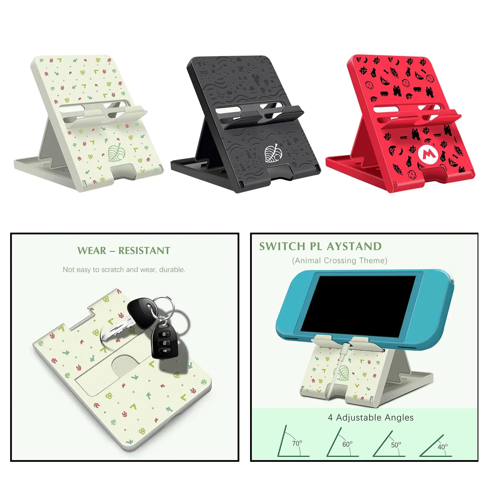 Регулируемая Подставка Для Nintendo Switch Многоугольный Прочный Держатель Из