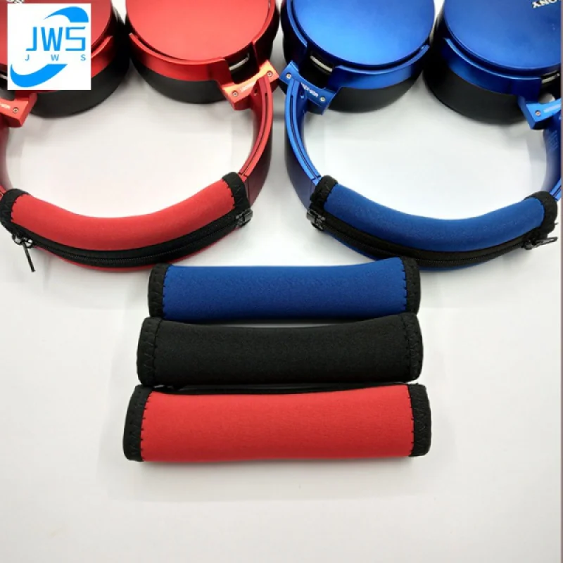 

high quality Universal Full Closure Headphone Headband Cover Zipper Cushion Protective Cushion protection pad Head beam cover