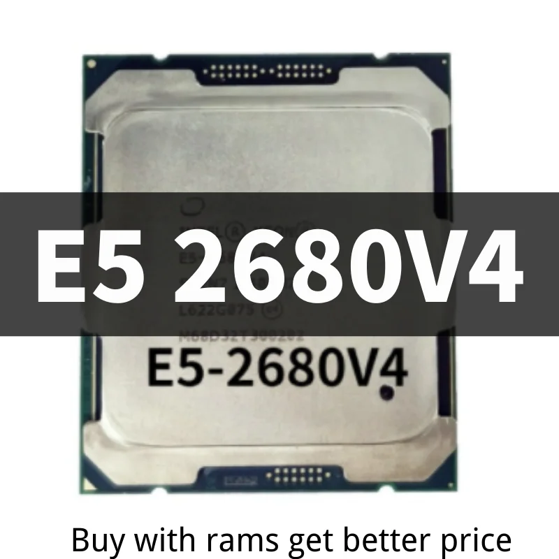 

xeon E5-2680V4 2.4GHz 35M 14 Core 28 Thread 120w LGA 2011-3 Processor Server ddr4 ram memory