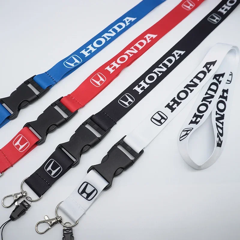 Фото Брелок-ремешок для ключей Honda из нейлона с печатной эмблемой, модный автомобильный аксессуар, подарок, кольцо для ключей, лента-ремешок, держатель для ключей №1